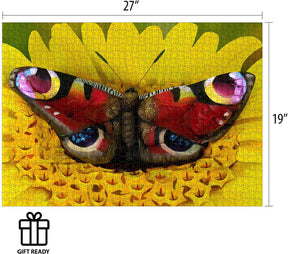 Johannes Stotter Butterfly Body Art 1000 Piece Jigsaw Puzzle