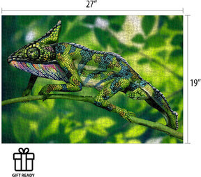 Johannes Stotter Chameleon Body Art 1000 Piece Jigsaw Puzzle