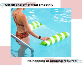 Inflatable Swimming Pool PVC Float Lounge | Green