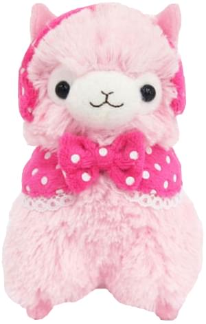 Llama Earmuffs Alpaca 12" Prime Plush Pink