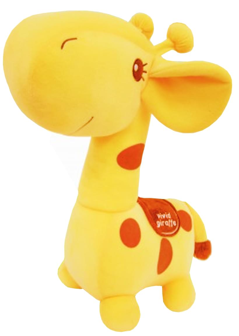 Prime Plush 12" Stuffed Animal Giraffe with Orange Spots