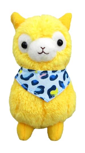 Llama Bandana Alpaca 7" Prime Plush Yellow