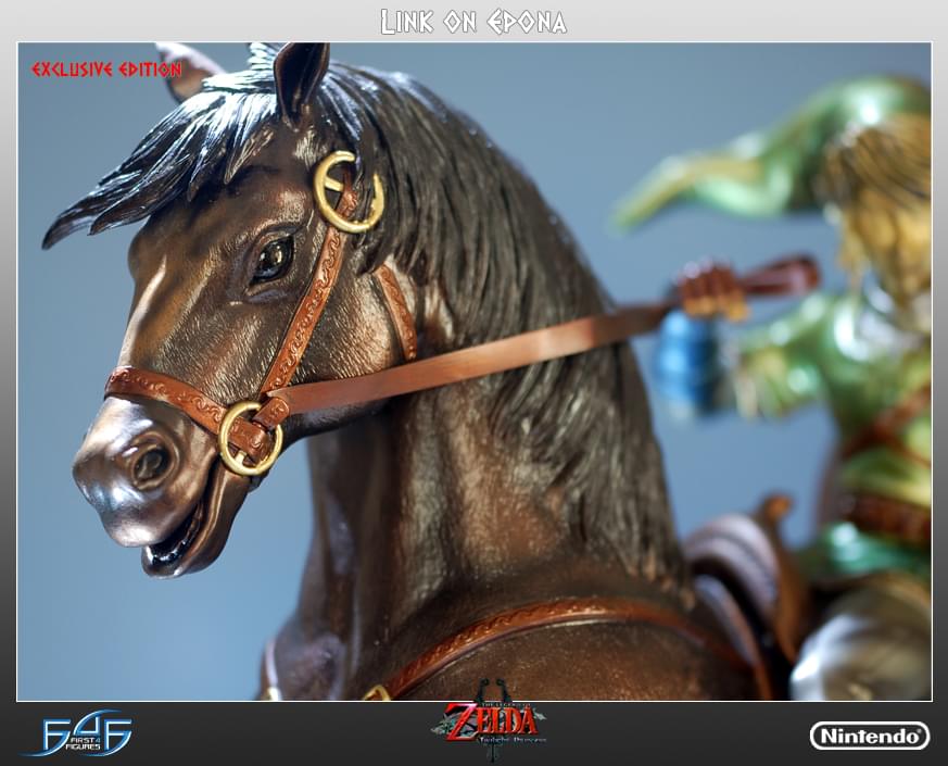 Zelda Link On Epona Exclusive Statue