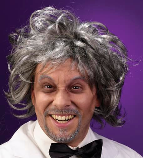 Mad Scientist Costume Wig