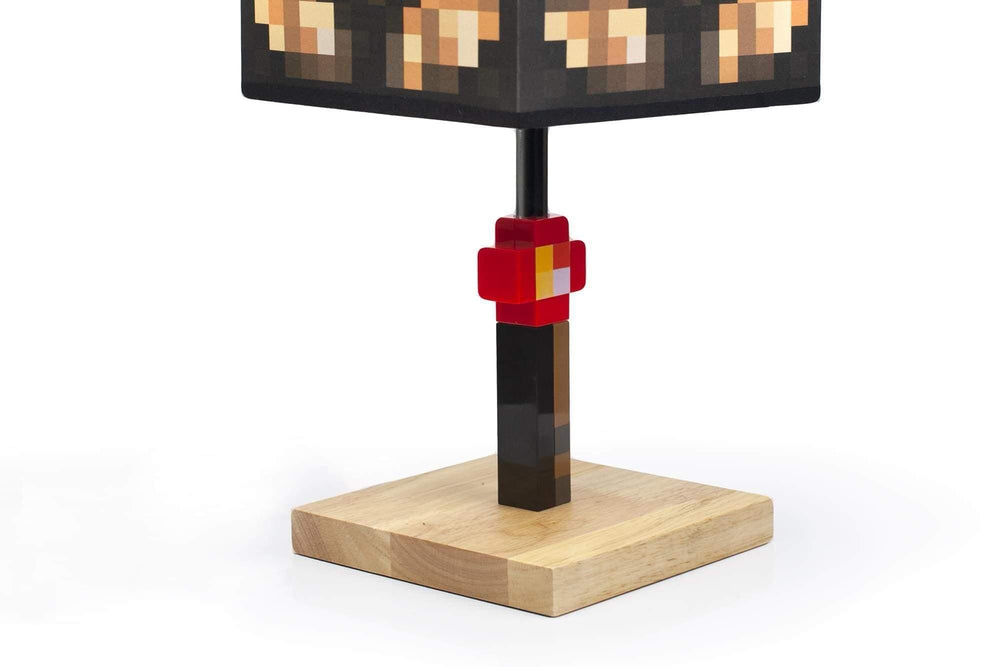 Minecraft Glowstone 14 Inch Corded Desk Lamp | Free Shipping