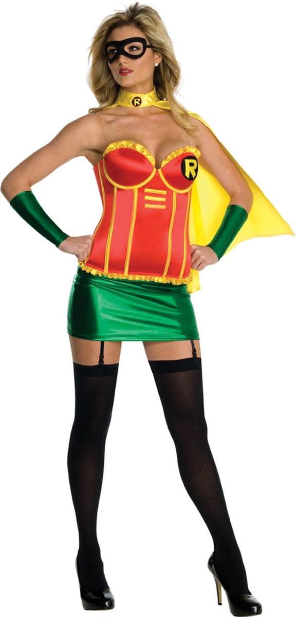 Justice League Sexy Robin Corset Costume Adult | Free Shipping